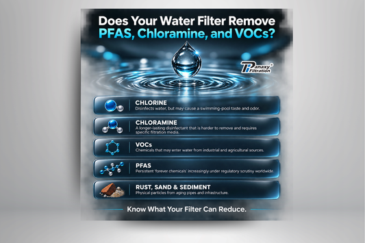 Does Your Water Filter Remove PFAS, Chloramine, and VOCs? What Every Homeowner Should Know