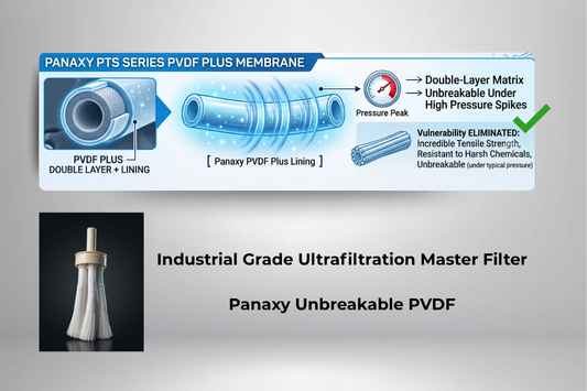 Industrial Grade Ultrafiltration Master Filter  Panaxy Unbreakable PVDF