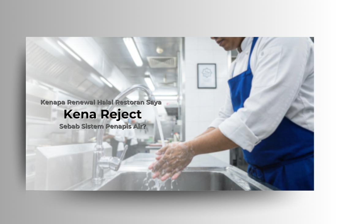 Kenapa Renewal Halal Restoran Saya Kena Reject Sebab Sistem Penapis Air?