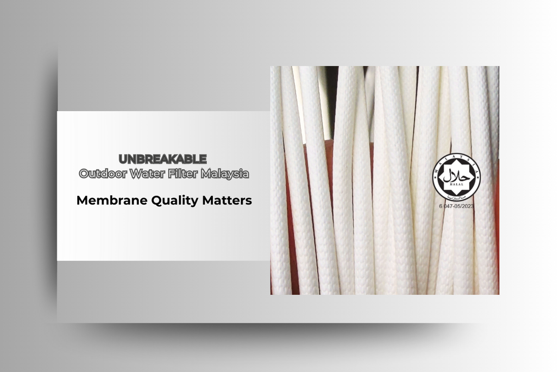 Unbreakable Halal Outdoor Water Filter Malaysia | Panaxy PVDF Plus
