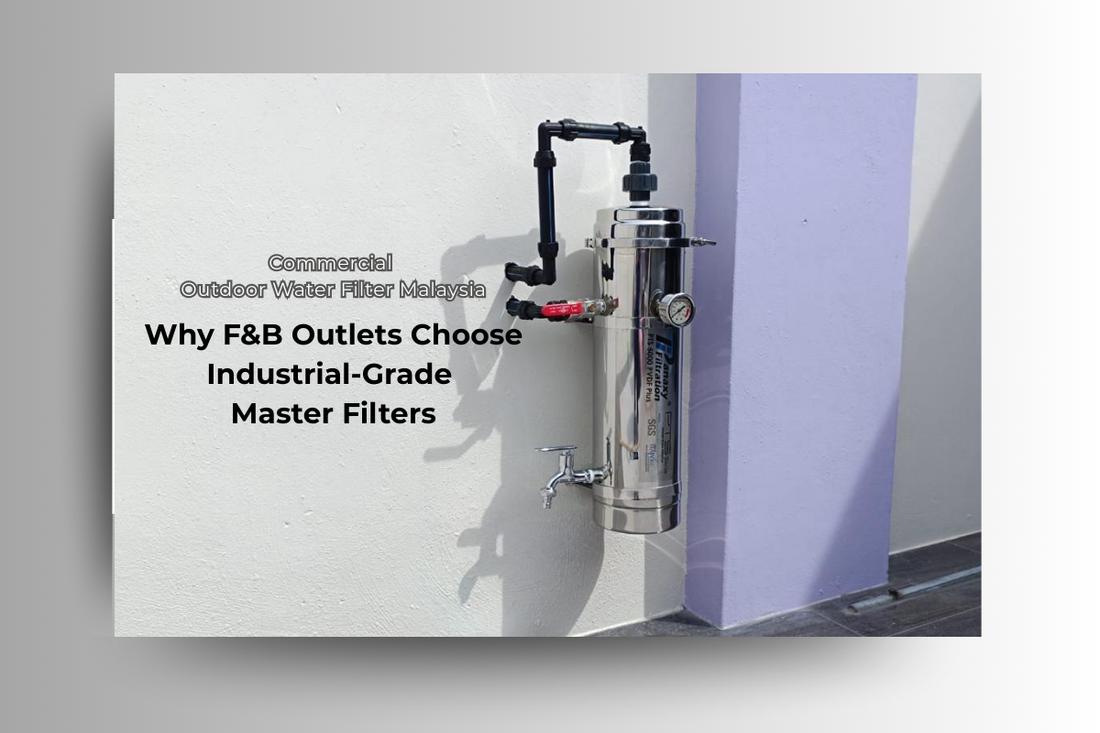 Commercial Outdoor Water Filter Malaysia | Panaxy F&B Master Filter