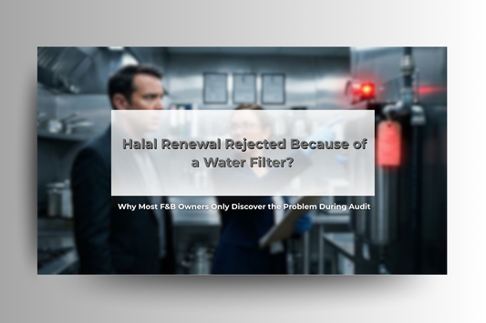 Halal Renewal Rejected Because of a Water Filter? Why Most F&B Owners Only Discover the Problem During Audit