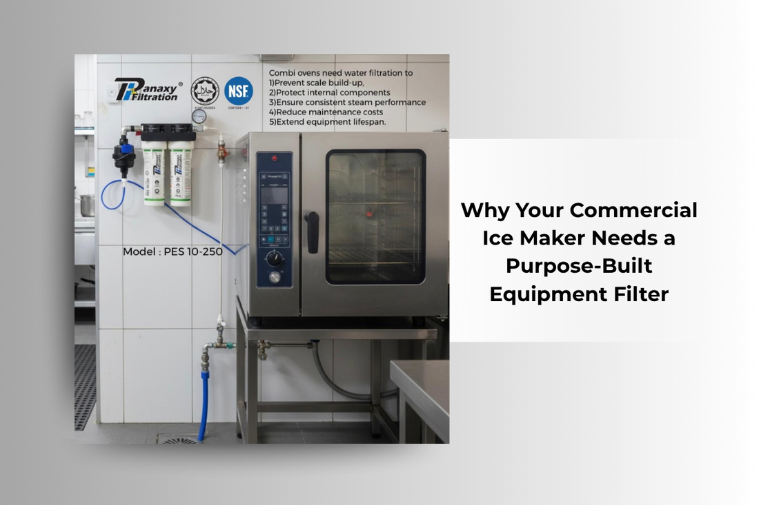 Why Your Commercial Ice Maker Needs a Purpose-Built Equipment Filter