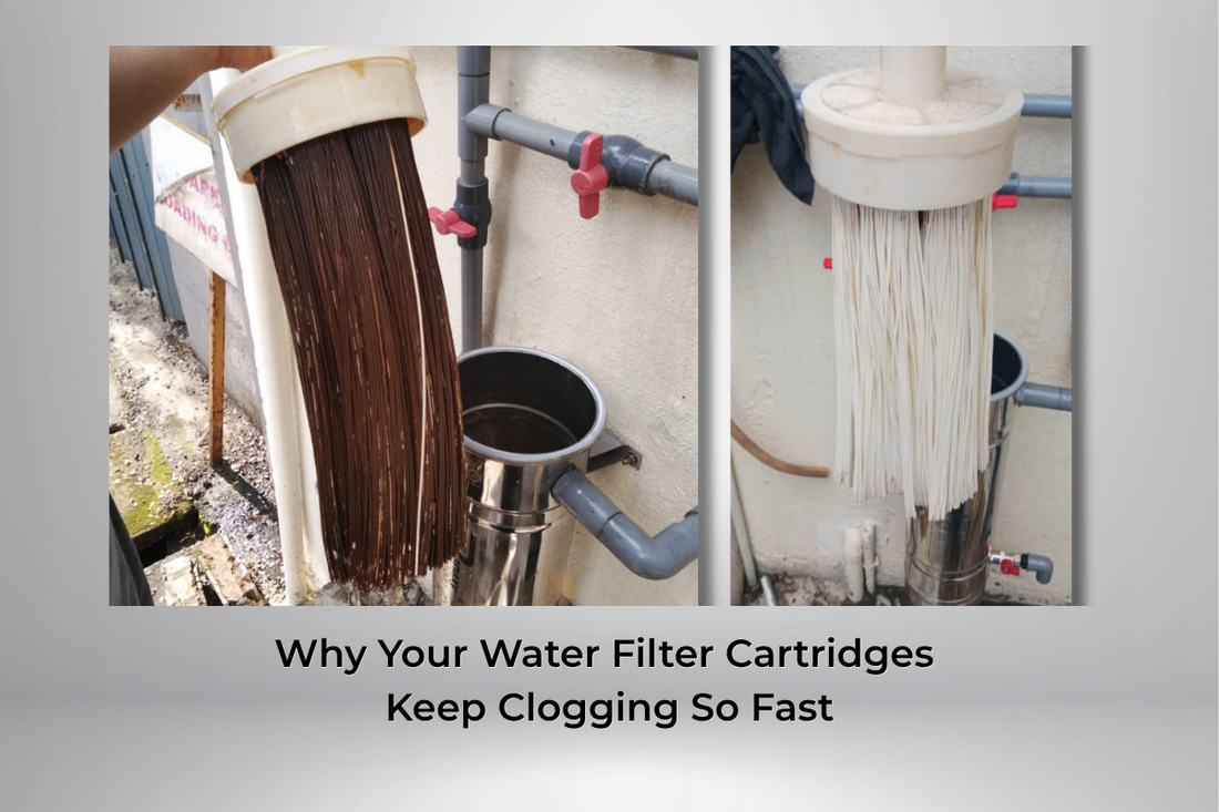 Why Your Water Filter Cartridges Keep Clogging So Fast (And How to Fix It at the Source)
